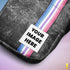 Bigender Pride Grunge Stripe Crossbody Bag